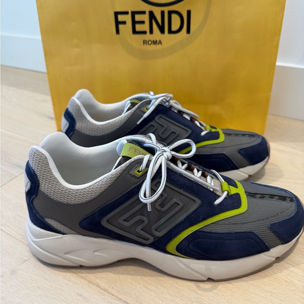 Fendi Faster Sneakers Size 12